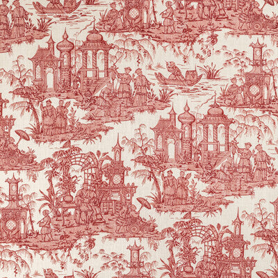 LEE JOFA PRINT TOILE RED,BURGUNDY/RED,   - 2020224.19.0