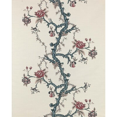 LEE JOFA PRINT JACOBEANS BLUE,RED,BLUE   - 2021100.519.0