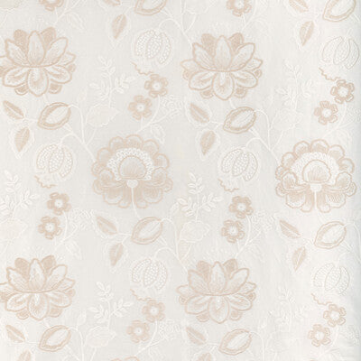 LEE JOFA EMBROIDERY BOTANICAL & FLORAL WHITE,BEIGE,   - 2021124.16.0