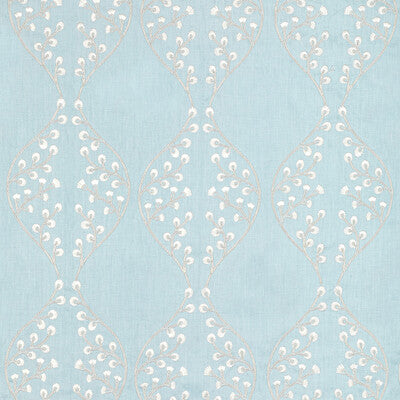 LEE JOFA EMBROIDERY LATTICE/SCROLLWORK BLUE,WHITE,BLUE   - 2021129.15.0