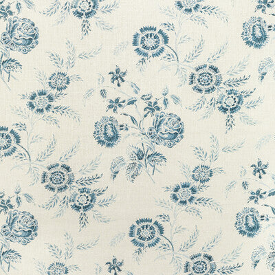 LEE JOFA LINEN BOTANICAL & FLORAL BLUE,LIGHT BLUE,BLUE   - 2022101.15.0