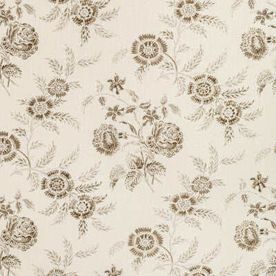 LEE JOFA LINEN BOTANICAL & FLORAL BROWN,TAUPE,GREY   - 2022101.16.0