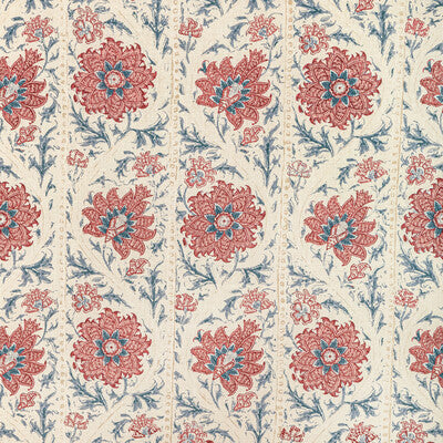 LEE JOFA LINEN BOTANICAL & FLORAL IVORY,RED,RED   - 2022102.195.0