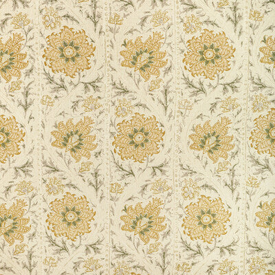 LEE JOFA LINEN BOTANICAL & FLORAL IVORY,GOLD,GREY   - 2022102.411.0