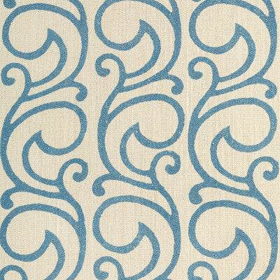 LEE JOFA LINEN LATTICE/SCROLLWORK IVORY,BLUE,BLUE   - 2022103.516.0