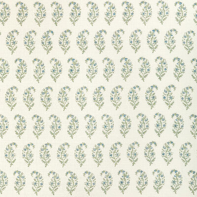 LEE JOFA LINEN PAISLEY IVORY,GREEN,BLUE   - 2022107.530.0