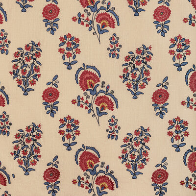 LEE JOFA EMBROIDERY BOTANICAL & FLORAL RUST,BLUE,RED   - 2022112.195.0