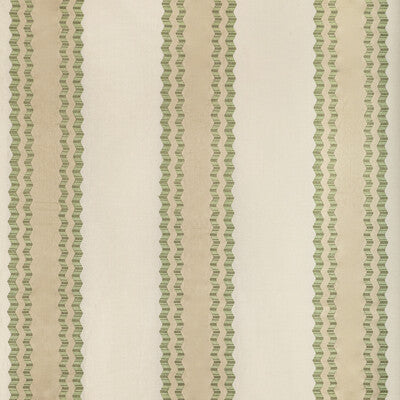 LEE JOFA EMBROIDERY STRIPES OLIVE GREEN,GREEN,   - 2022113.1623.0