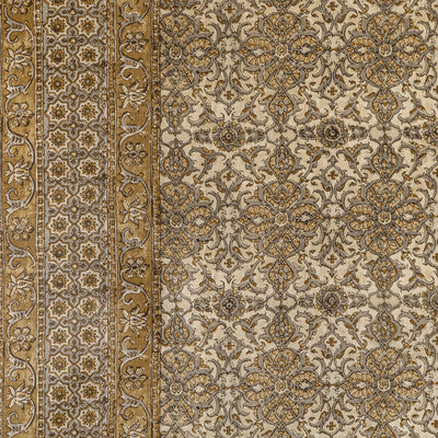 LEE JOFA PRINT MEDALLION / SUZANI / PERSIAN GOLD,TAUPE,YELLOW   - 2022117.416.0