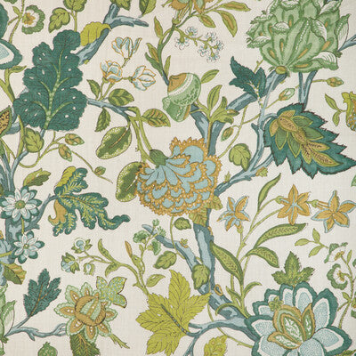 LEE JOFA PRINT  GREEN,TEAL,   - 2023121.335.0