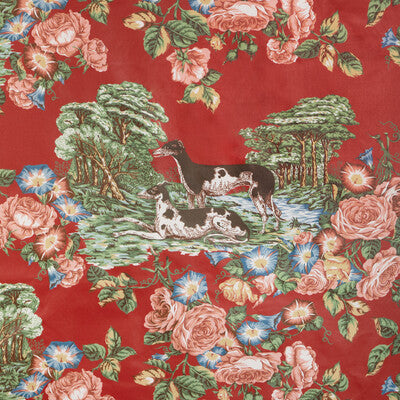 LEE JOFA PRINT NOVELTY RED,GREEN,RED   - 2023125.19.0