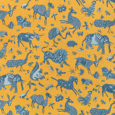 LEE JOFA PRINT NOVELTY YELLOW,BLUE,GOLD   - 2023127.450.0