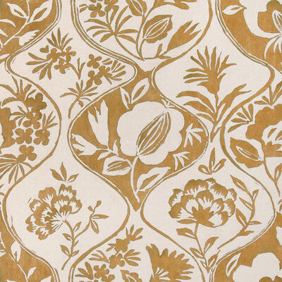 LEE JOFA PRINT LATTICE/SCROLLWORK GOLD,YELLOW,   - 2023141.40.0