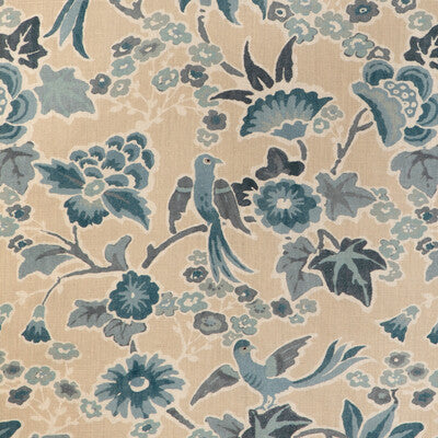 LEE JOFA PRINT BOTANICAL & FLORAL BLUE,BEIGE,BLUE   - 2023142.516.0