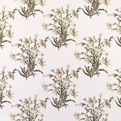 LEE JOFA LINEN BOTANICAL & FLORAL BROWN,LIGHT GREY,IVORY   - 2025102.31.0