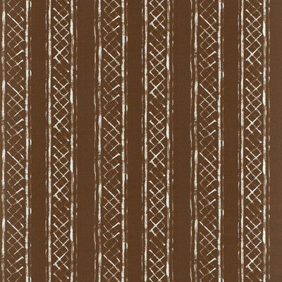 LEE JOFA LINEN STRIPES BROWN,IVORY,BROWN   - 2025103.6.0