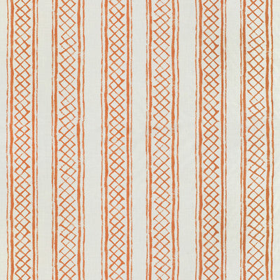 LEE JOFA LINEN STRIPES RUST,IVORY,RED   - 2025104.24.0