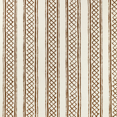 LEE JOFA LINEN STRIPES BROWN,IVORY,BROWN   - 2025104.6.0