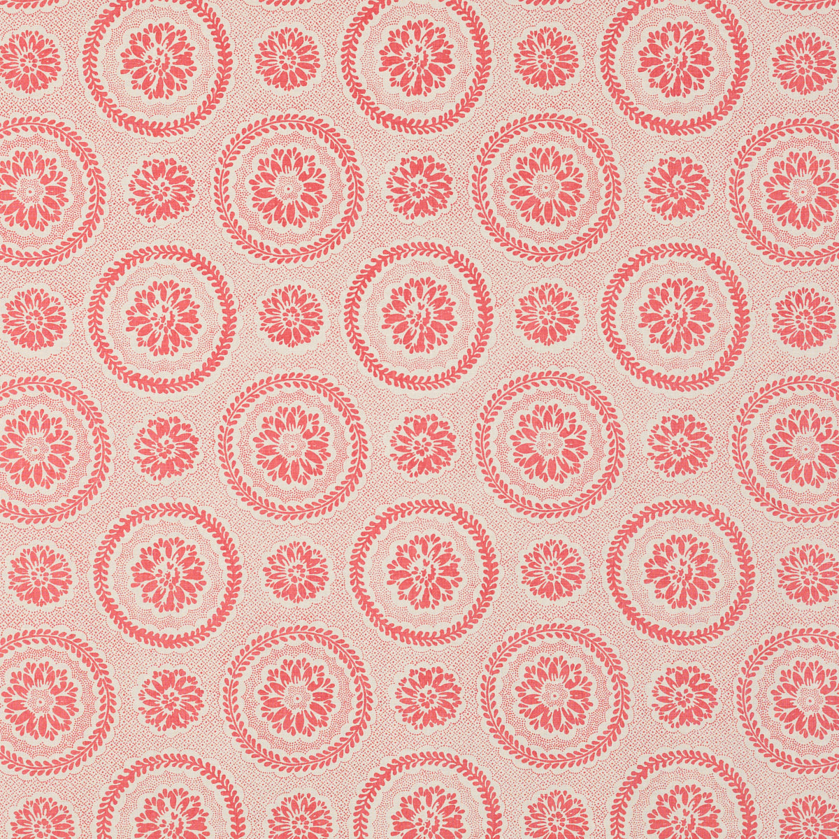 SCHUMACHER  RAOUL TEXTILES LAUREL BY RAOUL PRINTS PRINTS GRAPEFRUIT   - 203N43