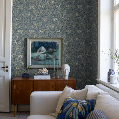 SCHUMACHER  Borastapeter UNDER THE ELDER TREE   MIDNIGHT   - 2047