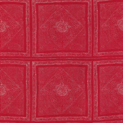 SCHUMACHER  RAOUL TEXTILES CHUNARI PRINTS PRINTS CARMINE   - 204N40