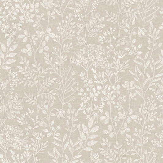 GALERIE WALLCOVERINGS Karuna Branched, Leaves, All-over   Beige   - KR205002
