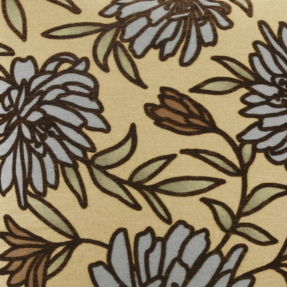 D.V. KAP HOME   24" x 24" Montague Pillow - Aqua Floral    - 2051-A-2424