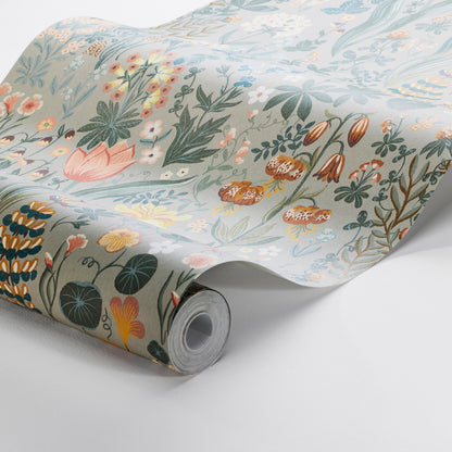 SCHUMACHER  Borastapeter BLOMSTERHAV   TAUPE   - 2054