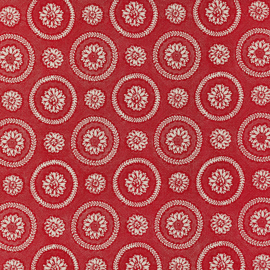 SCHUMACHER  RAOUL TEXTILES LIMOGES PRINTS PRINTS CARMINE   - 205N40