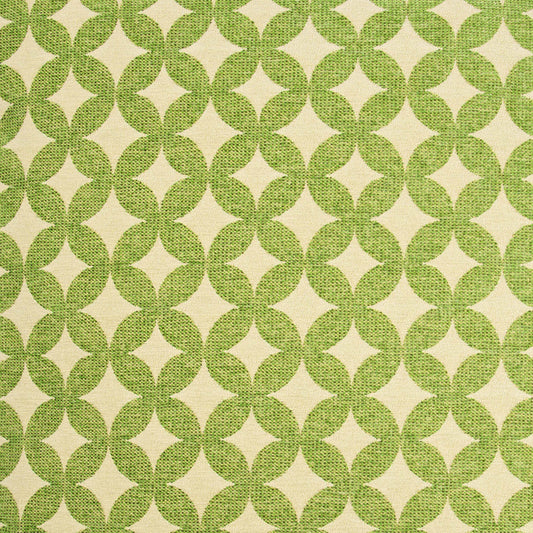 D.V. KAP HOME 2064-G-YARD Volt Fabric - Green Traditional, Circular - Dots  Green   - Volt