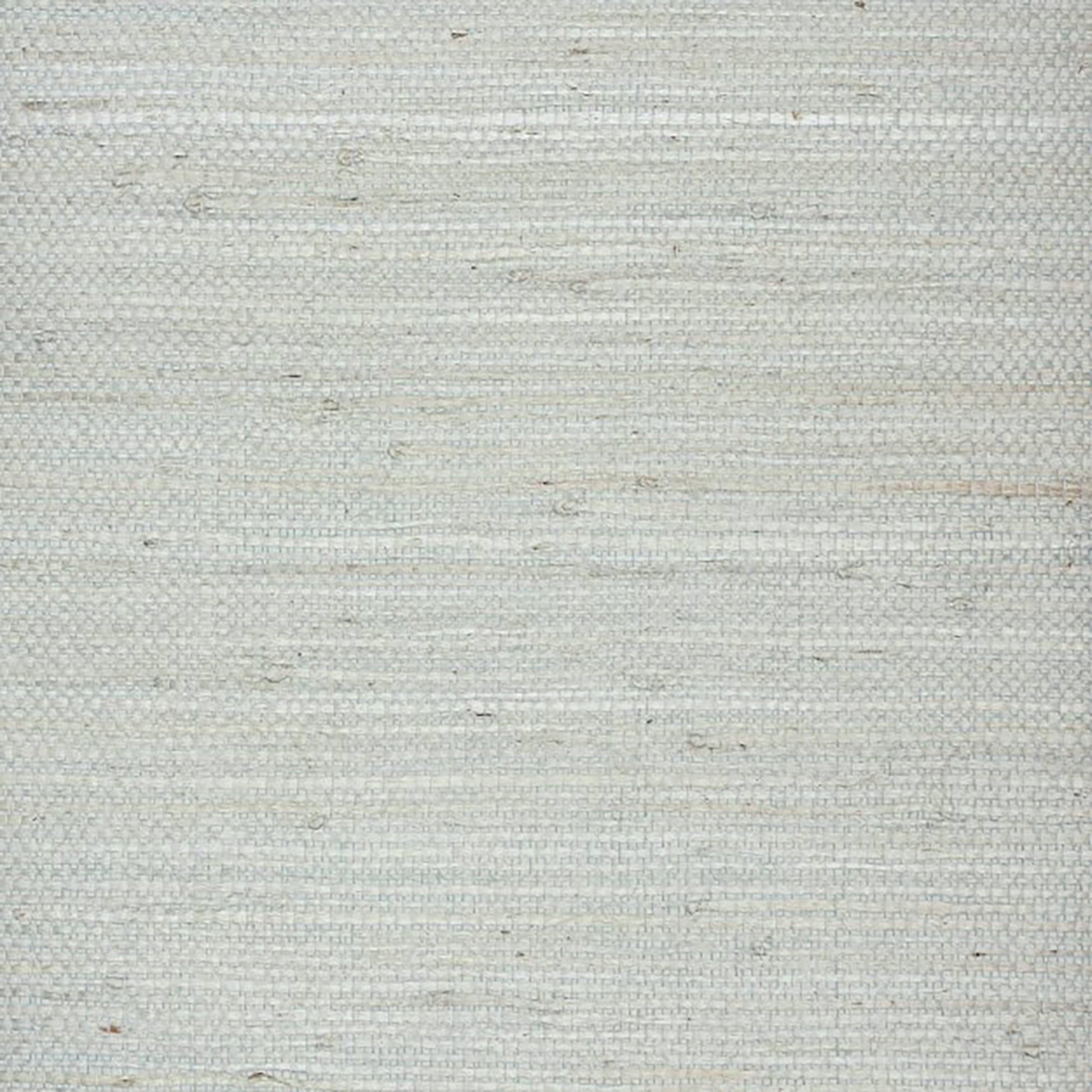 Cream grasscloth wallpaper with a subtle woven texture and faint horizontal weave lines.