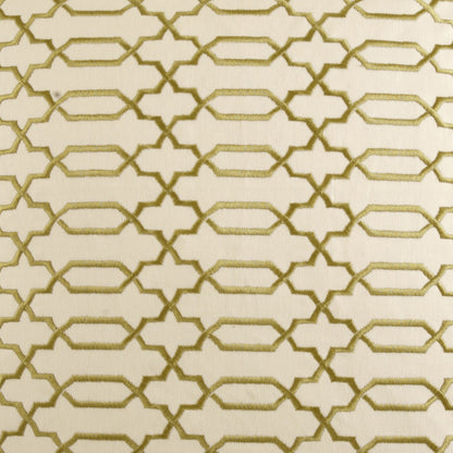 D.V. KAP HOME   24" x 24" Lattice Pillow Embroidery, Traditional    - 2078-2424