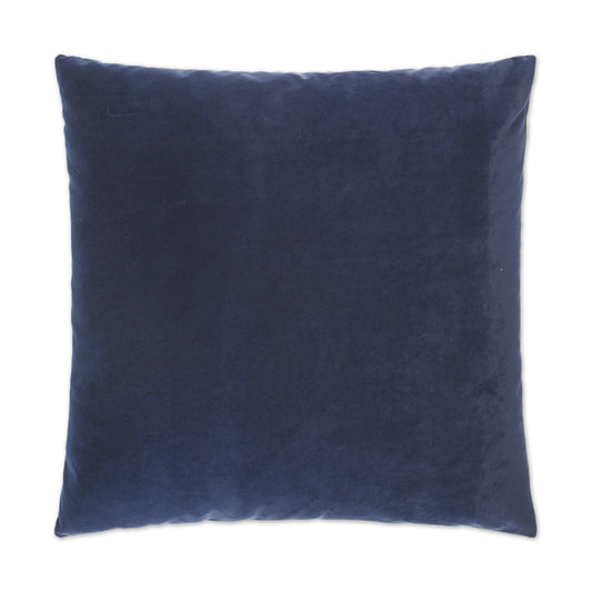 D.V. KAP HOME   24" x 24" Bella Pillow - Blue Solid    - 2091-BL-2424