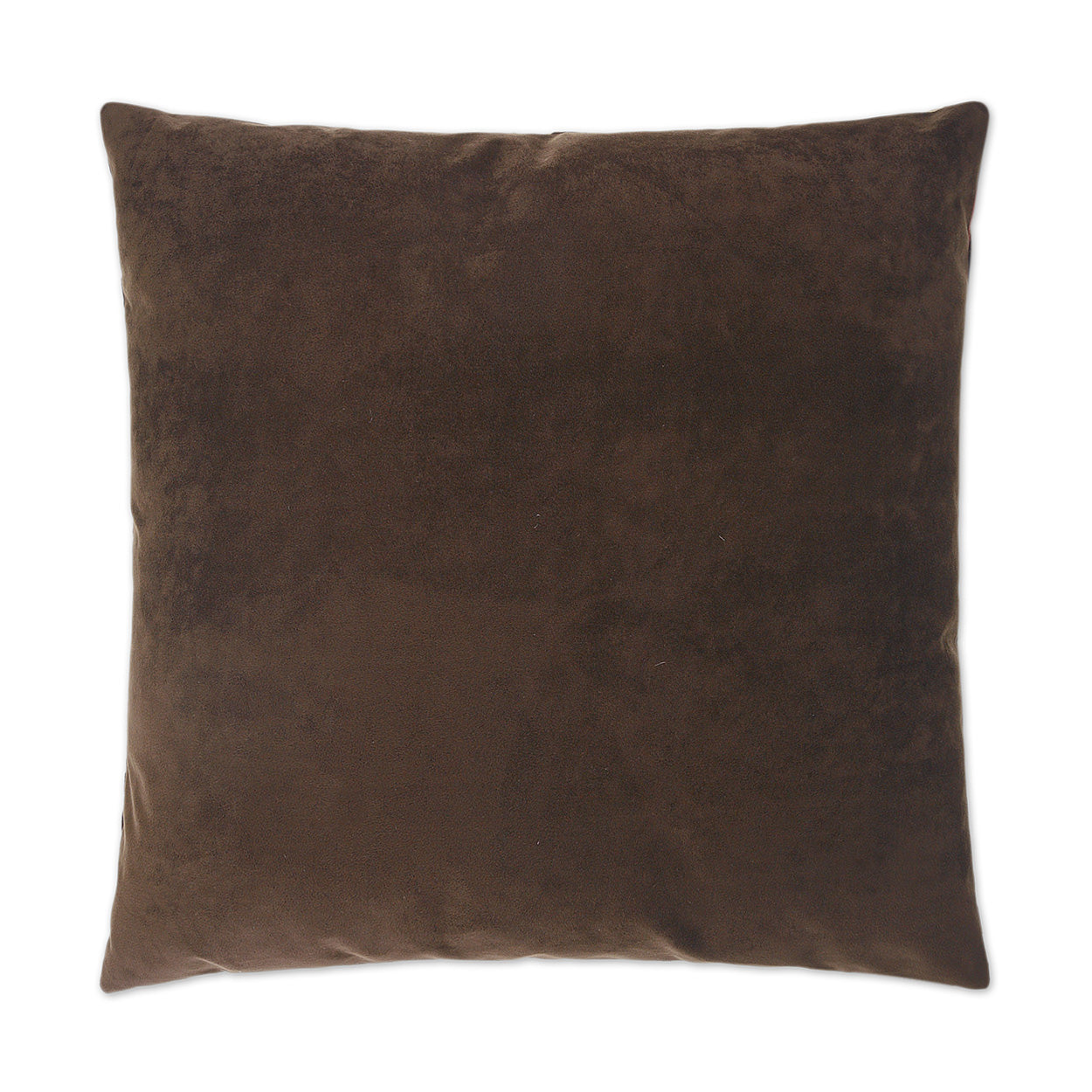 D.V. KAP HOME   24" x 24" Bella Pillow - Chocolate Solid    - 2091-CH-2424