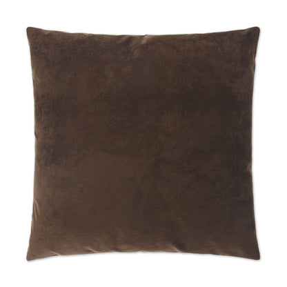 D.V. KAP HOME   24" x 24" Bella Pillow - Chocolate Solid    - 2091-CH-2424
