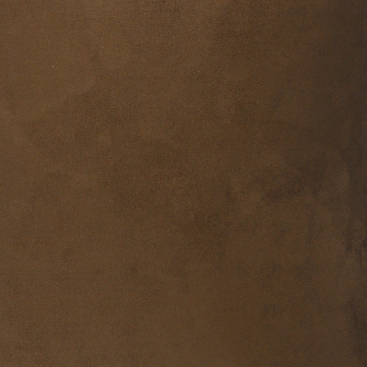 Chocolate solid suede pillow with a soft, velvety texture; 24" x 24".