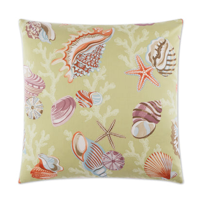 D.V. KAP HOME   24" x 24" Coral Beach Pillow Beach    - 2102-2424