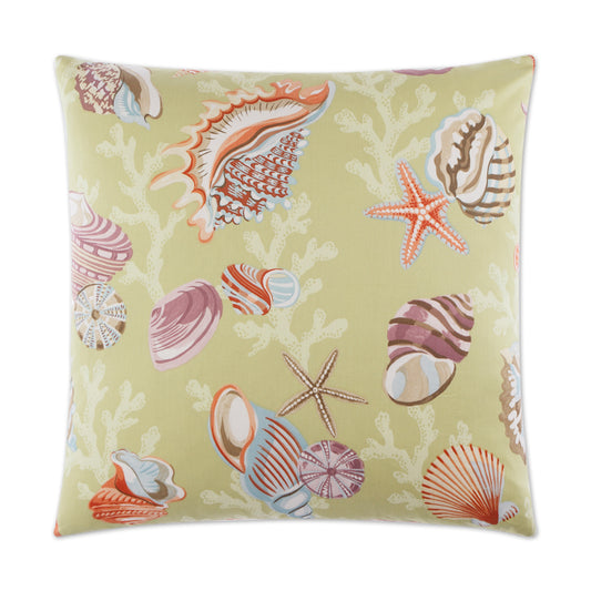 D.V. KAP HOME   24" x 24" Coral Beach Pillow Beach    - 2102-2424