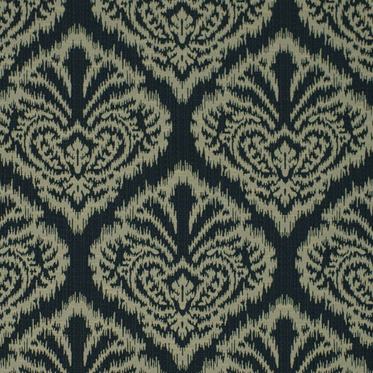 Robert Allen @ Home Ikat Damask | Charcoal  Upholstery     - 210525