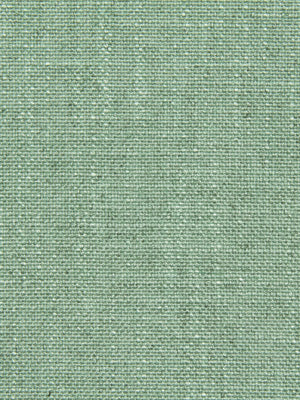 Sage-green woven upholstery fabric with tight visible threads for furniture or cushions.