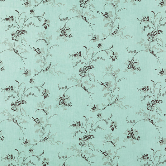 SCHUMACHER  RAOUL TEXTILES ALBERTINE PRINTS PRINTS ROBIN'S EGG   - 211A67