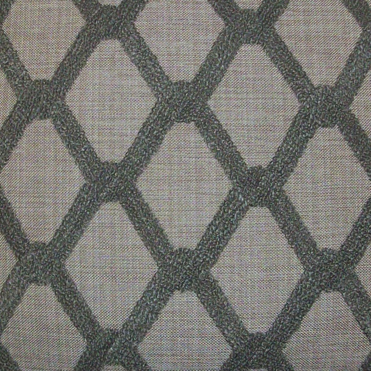D.V. KAP HOME 2120-YARD Intertwine Fabric Geometric  Grey   - Intertwine