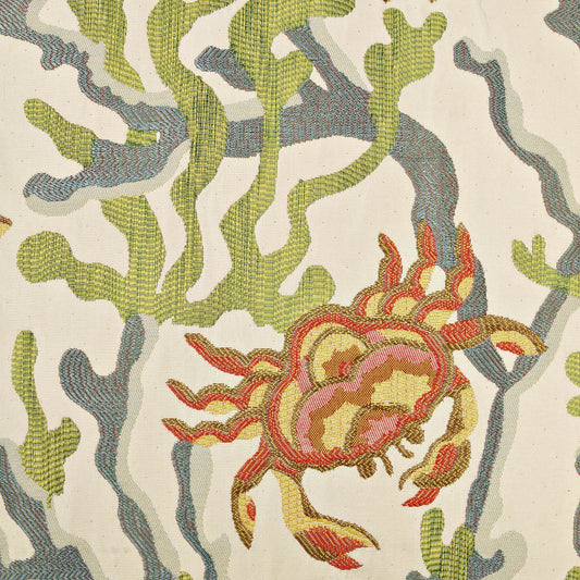 D.V. KAP HOME 2125-YARD Crab Walk Fabric Beach  Multi   - Crab Walk