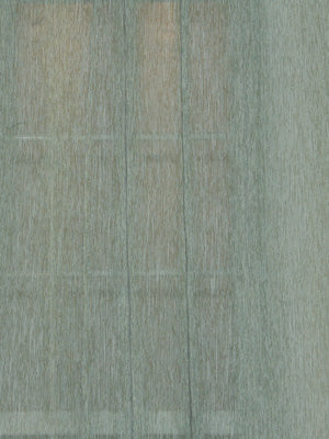 Weathered teal-green drapery fabric swatch with subtle vertical texture; curtain material.