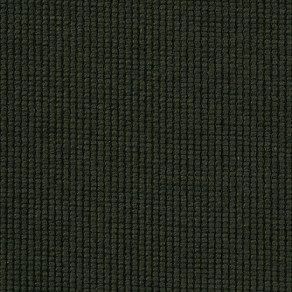 Dark olive green cotton loop fabric close-up showing vertical loops.
