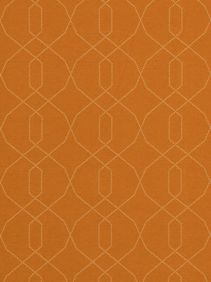 Robert Allen Contract Dotted Frame | Persimmon  Upholstery     - 214004