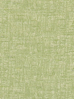 Lime green woven upholstery fabric with a leaf pattern; textured fabric suitable for upholstery or crafts.