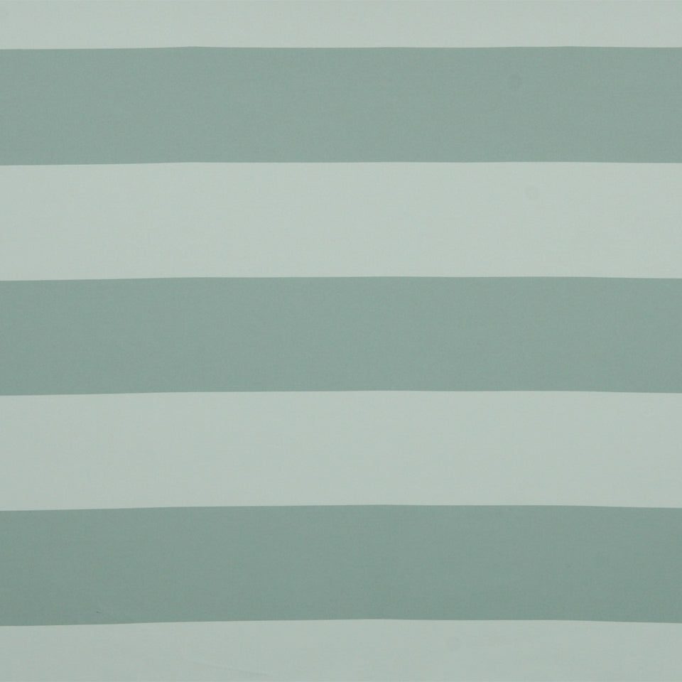 Wide horizontal sage green and pale cream stripes; seamless pattern for wallpaper or fabric.