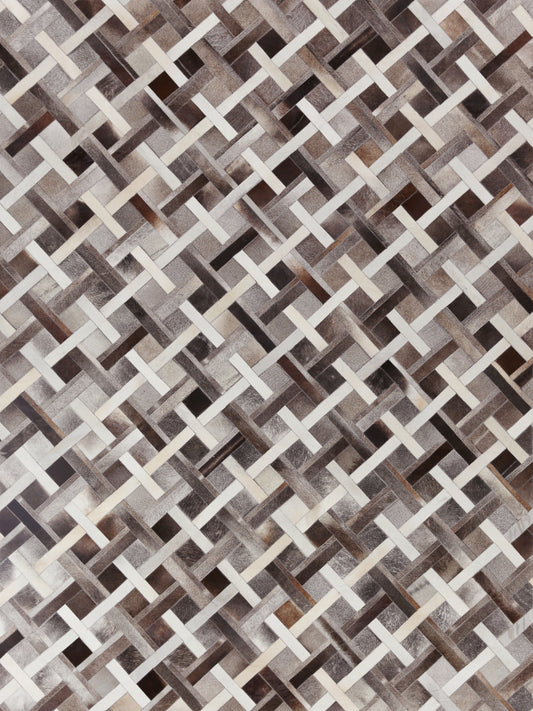 EXQUISITE RUGS   Natural Hide Indoor Hand Stitched    - 2148-5'X8'