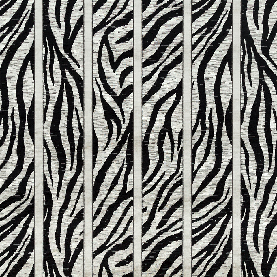 Beacon Hill Zebra Stripe | Ebony  Upholstery     - 215205